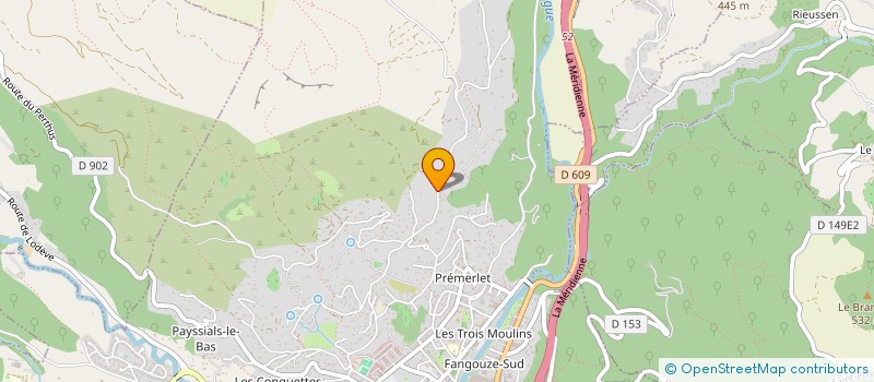 localisation de l'entreprise ISAI  LODEVE