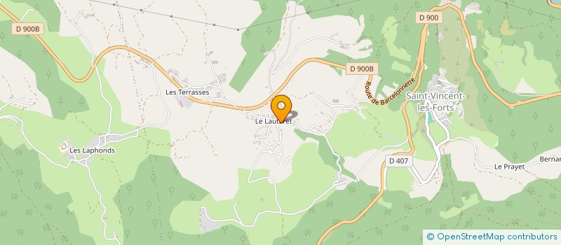 localisation de l'entreprise ISAIA à MEOLANS REVEL