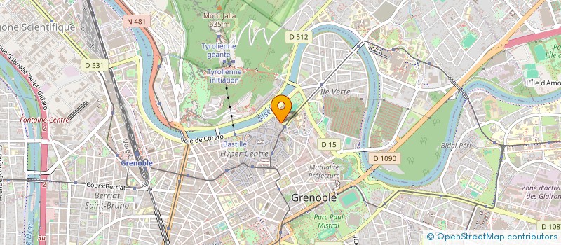 localisation de l'entreprise ISAIE à GRENOBLE
