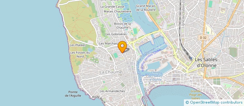 localisation de l'entreprise ISAJIPE à LES SABLES D'OLONNE