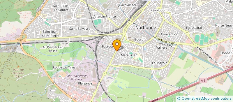 localisation de l'entreprise ISAJO à NARBONNE