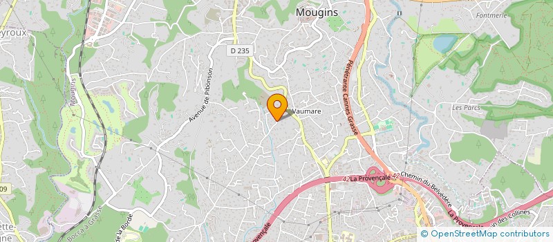 localisation de l'entreprise ISAJU 2025  MOUGINS