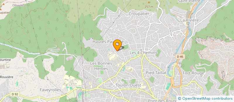 localisation de l'entreprise ISAJULU  TOULON