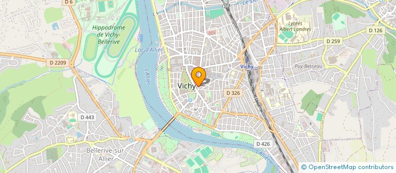 localisation de l'entreprise ISAK à VICHY