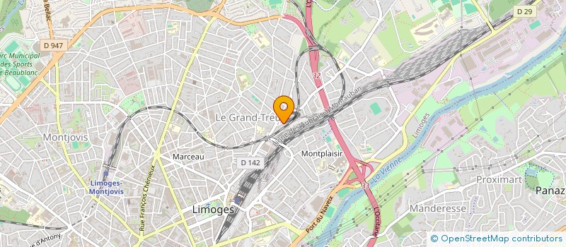 localisation de l'entreprise ISAL à LIMOGES