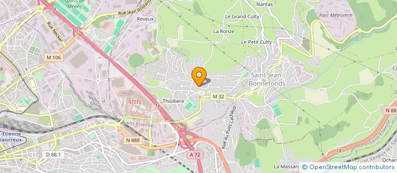 localisation de l'entreprise ISALENE  SAINT-JEAN-BONNEFONDS