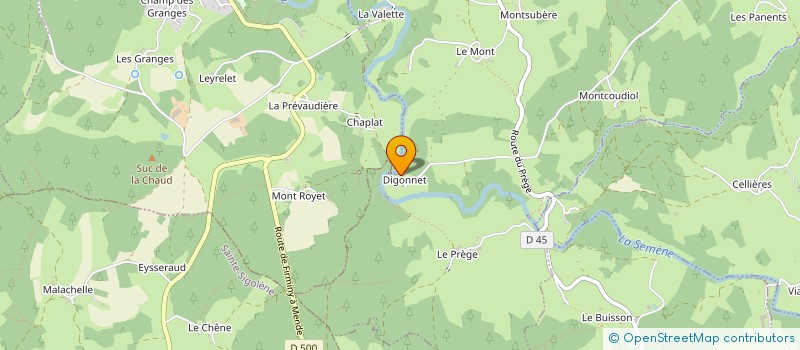 localisation de l'entreprise ISALEX POLISSAGE SABLAGE à SAINT-DIDIER-EN-VELAY