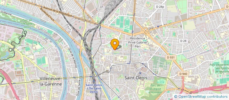 localisation de l'entreprise ISALEXPOULLAIN  SAINT-DENIS