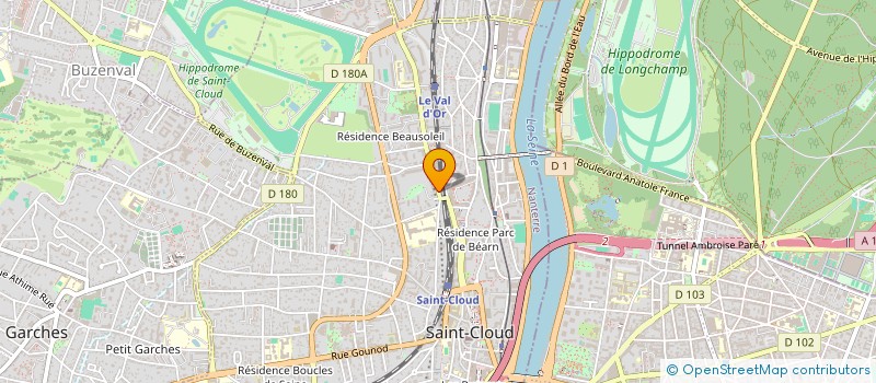 localisation de l'entreprise ISALGA à SAINT-CLOUD