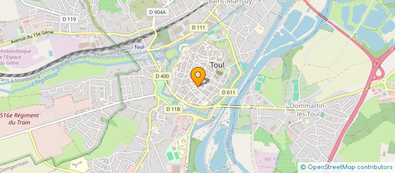 localisation de l'entreprise ISALI DIAGO TOUL à TOUL