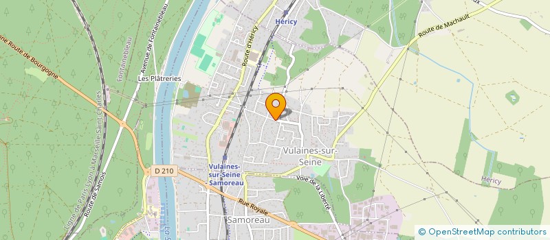 localisation de l'entreprise ISALIA  VULAINES-SUR-SEINE