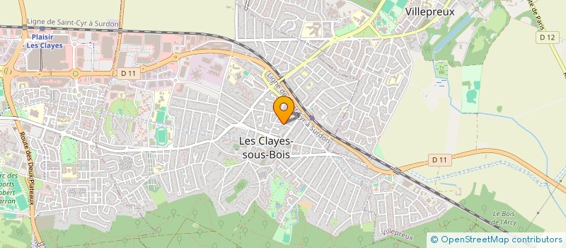 localisation de l'entreprise ISALIN à LES CLAYES-SOUS-BOIS