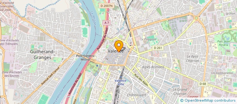 localisation de l'entreprise ISALINE DISTRIBUTION  VALENCE