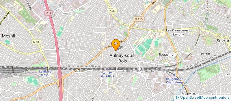 localisation de l'entreprise ISALLOUMA  AULNAY-SOUS-BOIS