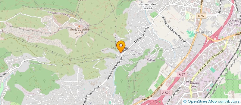 localisation de l'entreprise ISALO à LA VALETTE-DU-VAR