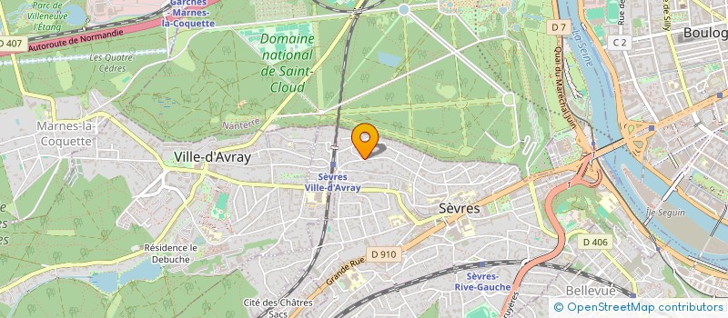 localisation de l'entreprise ISALOU  SEVRES