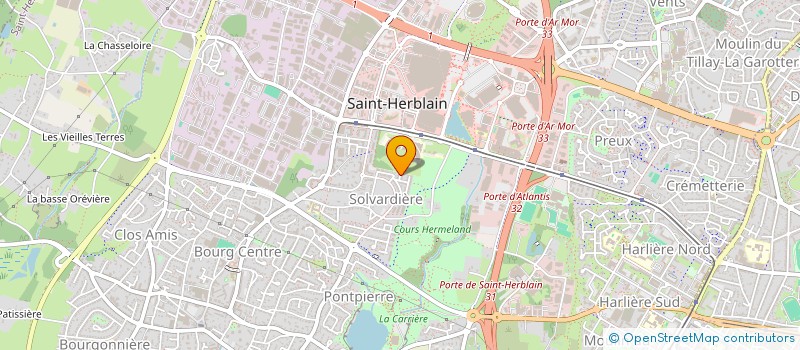 localisation de l'entreprise ISALTO à SAINT-HERBLAIN