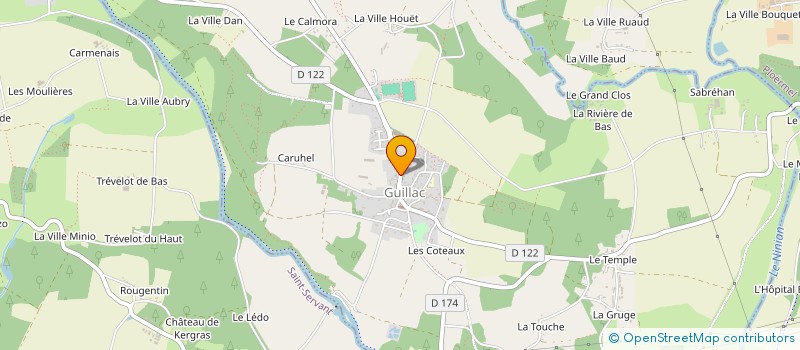 localisation de l'entreprise ISALVIEM  GUILLAC