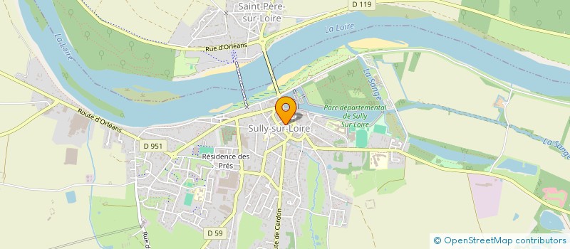 localisation de l'entreprise ISALYS à SULLY-SUR-LOIRE