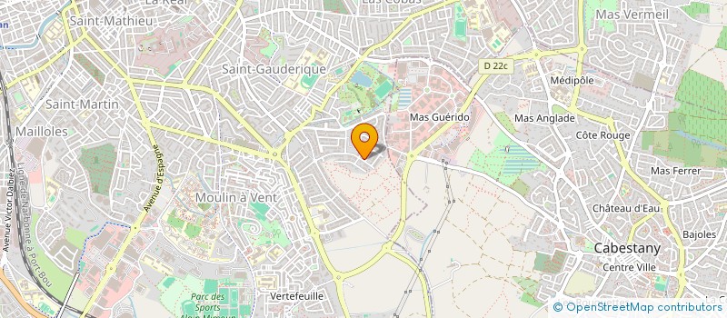 localisation de l'entreprise ISAMA  PERPIGNAN