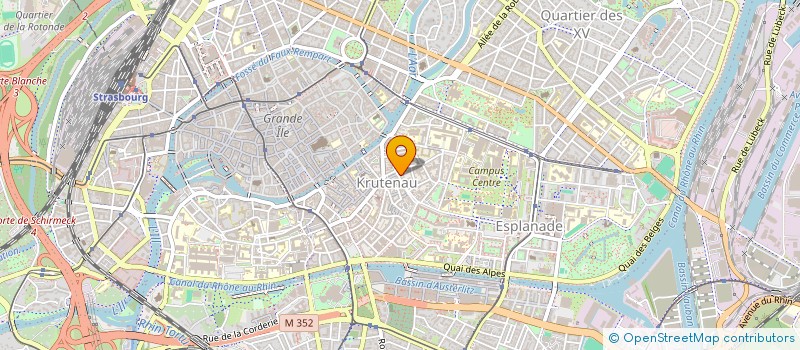 localisation de l'entreprise ISAMA à STRASBOURG