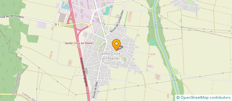 localisation de l'entreprise ISAMA  SAINTE-CROIX-EN-PLAINE