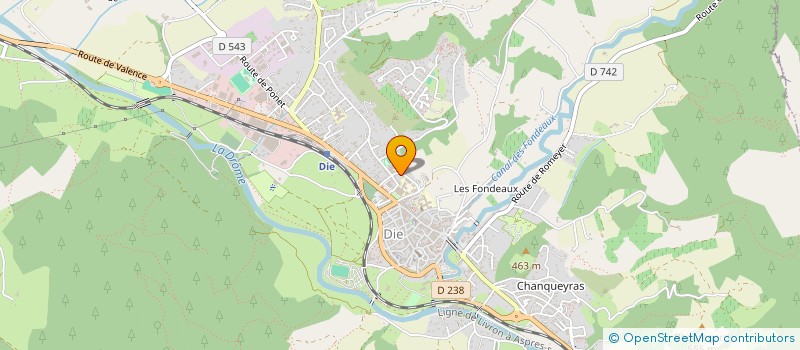 localisation de l'entreprise ISAMANU  DIE