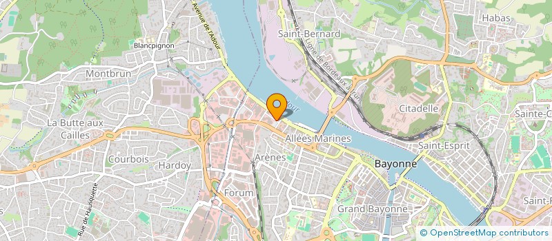 localisation de l'entreprise ISAMARIE à BAYONNE