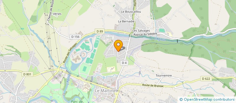 localisation de l'entreprise ISAMAT  CASTRES