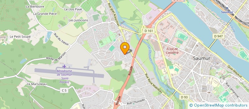 localisation de l'entreprise ISAMBERT COME  SAUMUR