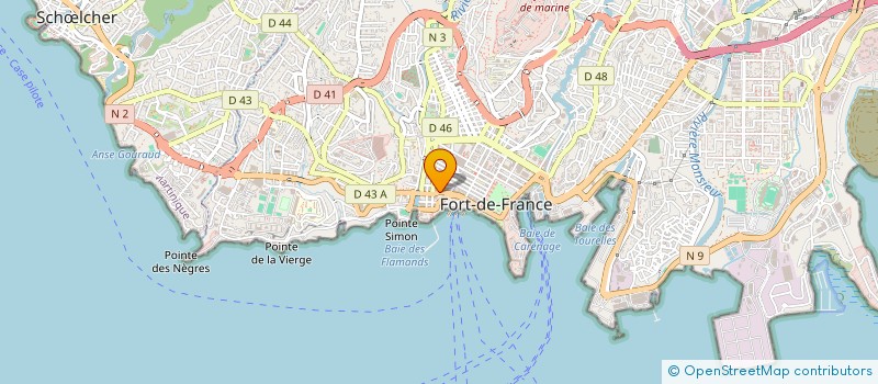 localisation de l'entreprise ISAMBERT DISTRIBUTION à FORT-DE-FRANCE
