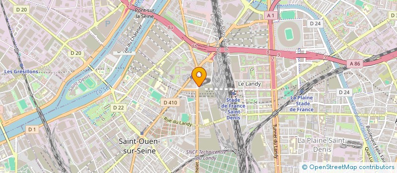 localisation de l'entreprise ISAMI à SAINT-DENIS