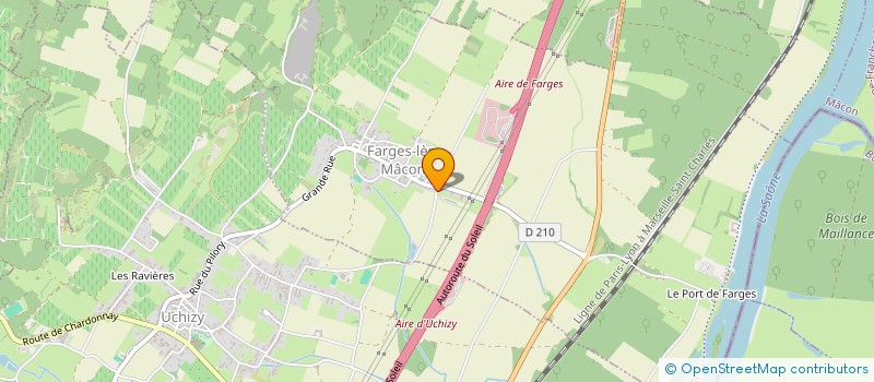 localisation de l'entreprise ISAMIC  FARGES-LES-MACON