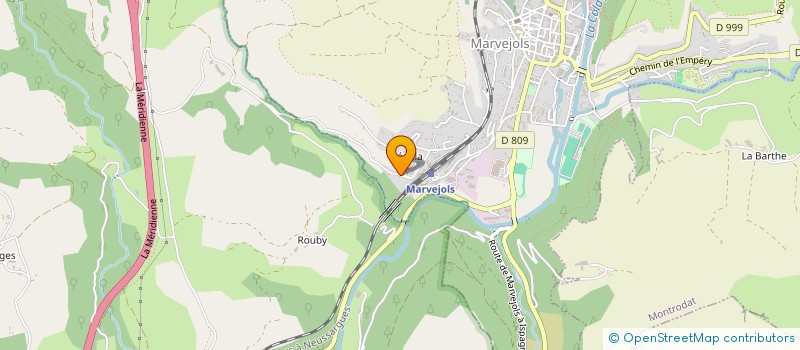 localisation de l'entreprise ISAMINIMAT  MARVEJOLS