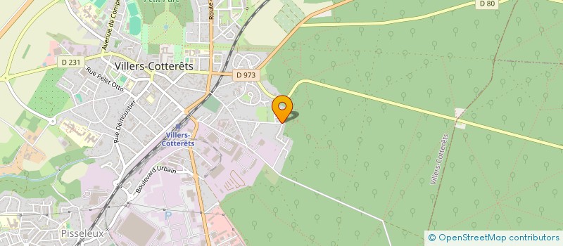 localisation de l'entreprise ISAMME  VILLERS-COTTERETS