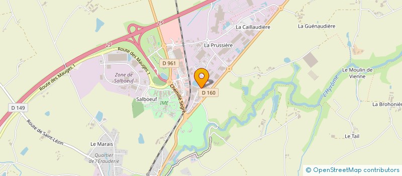 localisation de l'entreprise ISAMOD  CHEMILLE-EN-ANJOU