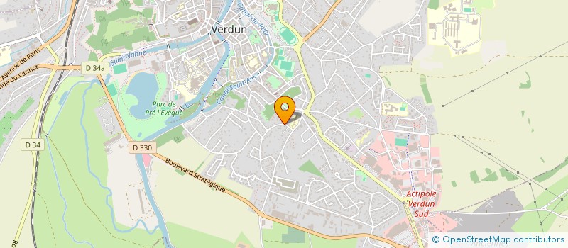 localisation de l'entreprise ISANA à VERDUN