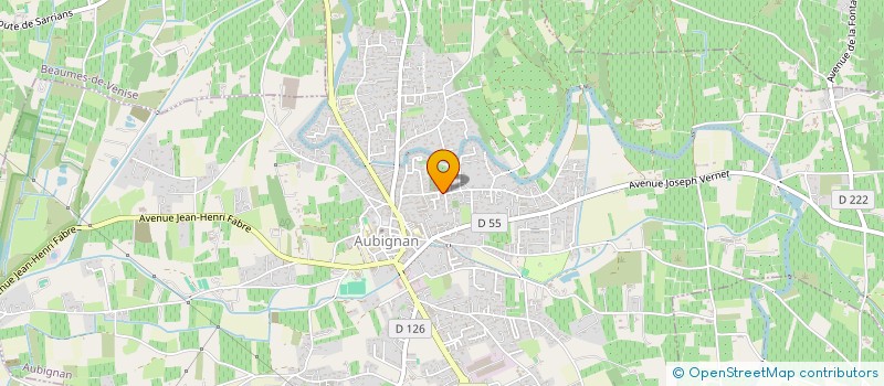 localisation de l'entreprise ISANAT  AUBIGNAN