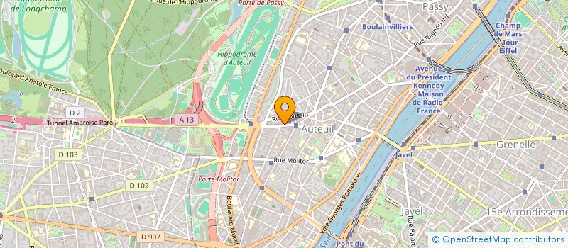 localisation de l'entreprise ISANDRA à PARIS