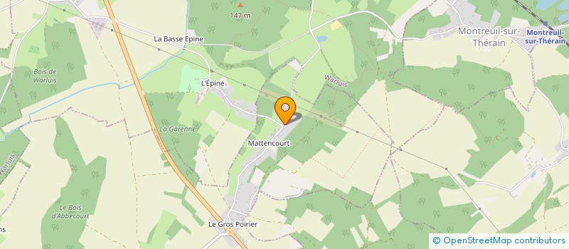 localisation de l'entreprise ISANDRE IMMO  ABBECOURT