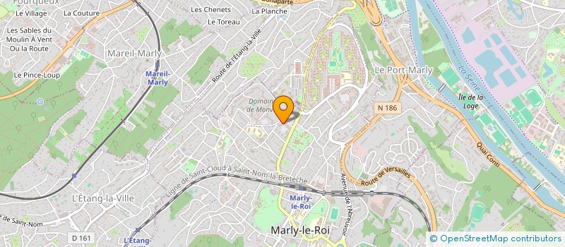 localisation de l'entreprise ISANE  MARLY-LE-ROI