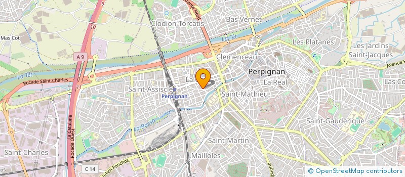 localisation de l'entreprise ISANNE  PERPIGNAN