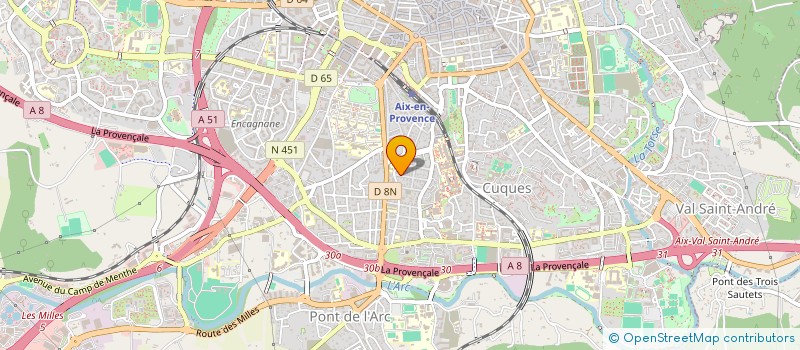 localisation de l'entreprise ISANNE STE VICTOIRE  SAINT-MARCEL-BEL-ACCUEIL