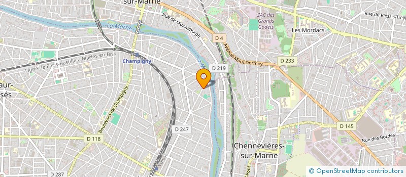 localisation de l'entreprise ISANOR à SAINT-MAUR-DES-FOSSES