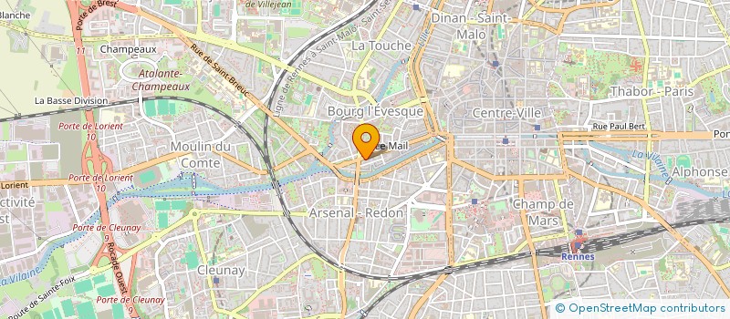 localisation de l'entreprise ISANZA  RENNES