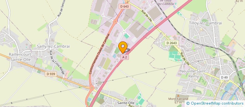 localisation de l'entreprise ISAP EURONORD à RAILLENCOURT-SAINTE-OLLE