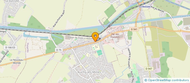 localisation de l'entreprise ISAPAUL à AUCHY-LES-MINES