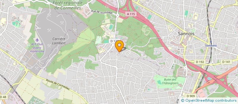 localisation de l'entreprise ISAPE  SANNOIS