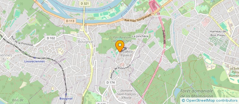 localisation de l'entreprise ISAPEL  LA CELLE-SAINT-CLOUD