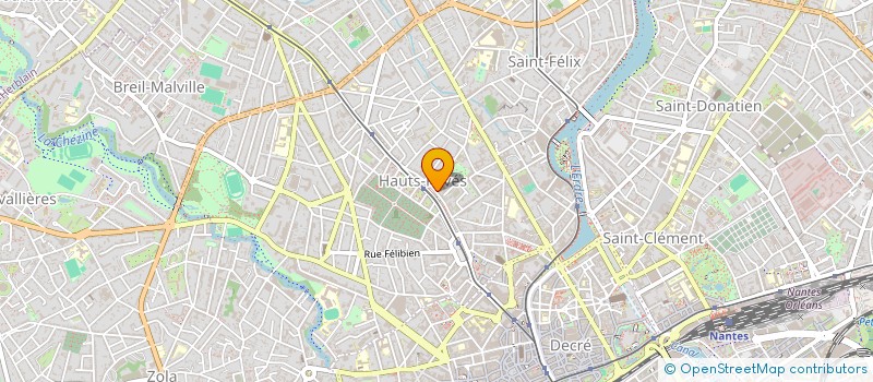 localisation de l'entreprise ISAPHI à NANTES